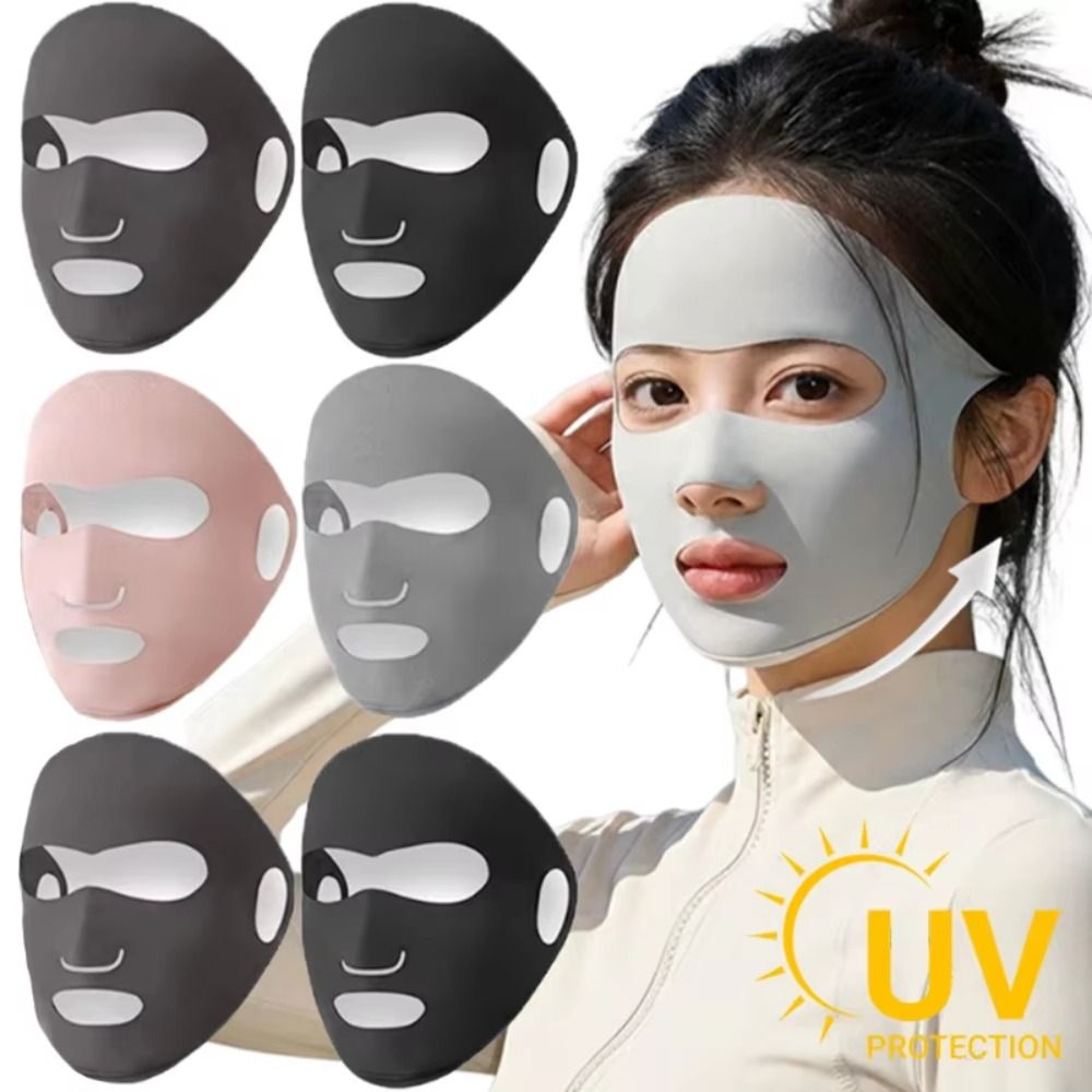 Sports Mask Breathable - Kühlende Eisseide Sonnenschutzmaske Vollgesichts-Staubschutz Anti-UV Halstuch