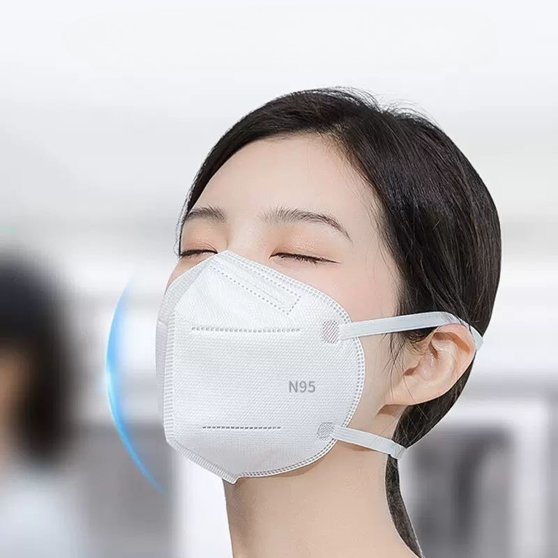 Face Mask Storage Box - Einweg-KN95-Atemschutzmaske, 50 Stück, Box, 3D-Stereo-Schutzmaske, nicht