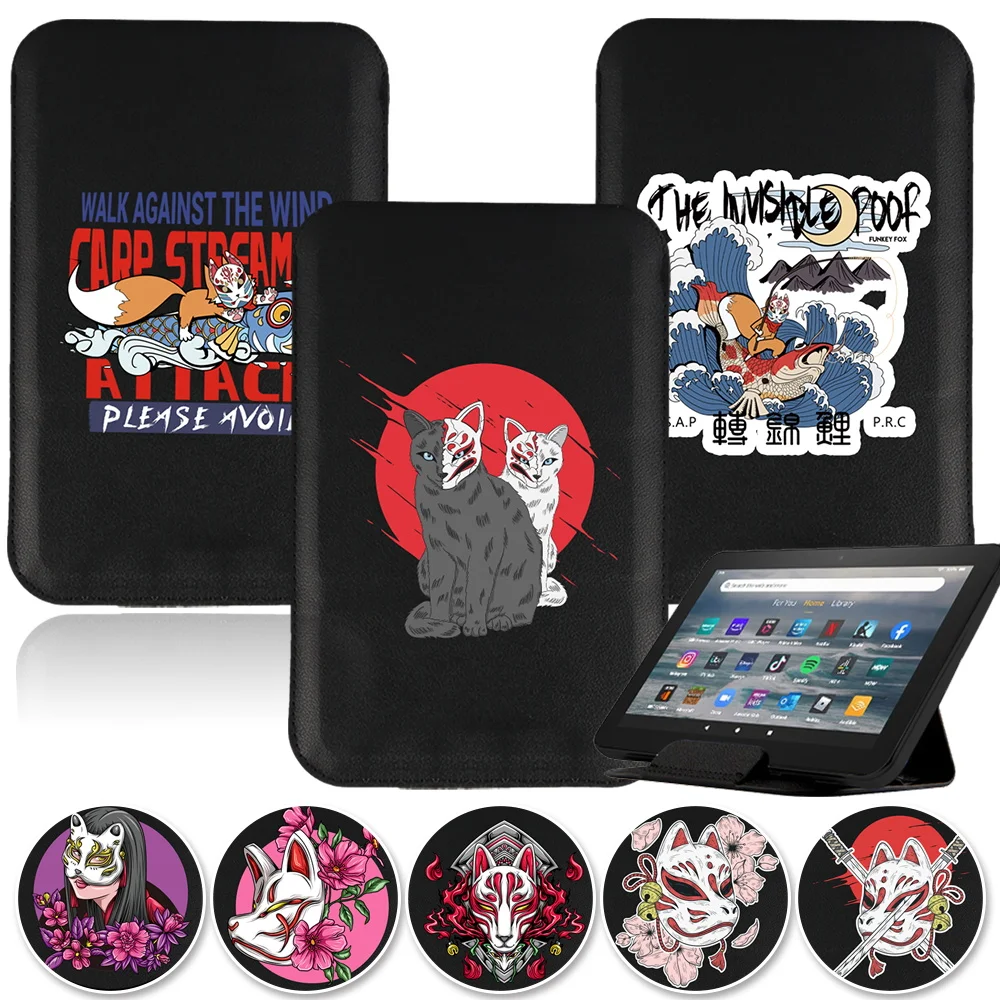 Mask Case Hard Shell - Mask Series Universal-Tablet-Tasche mit magnetischem Ständer,
