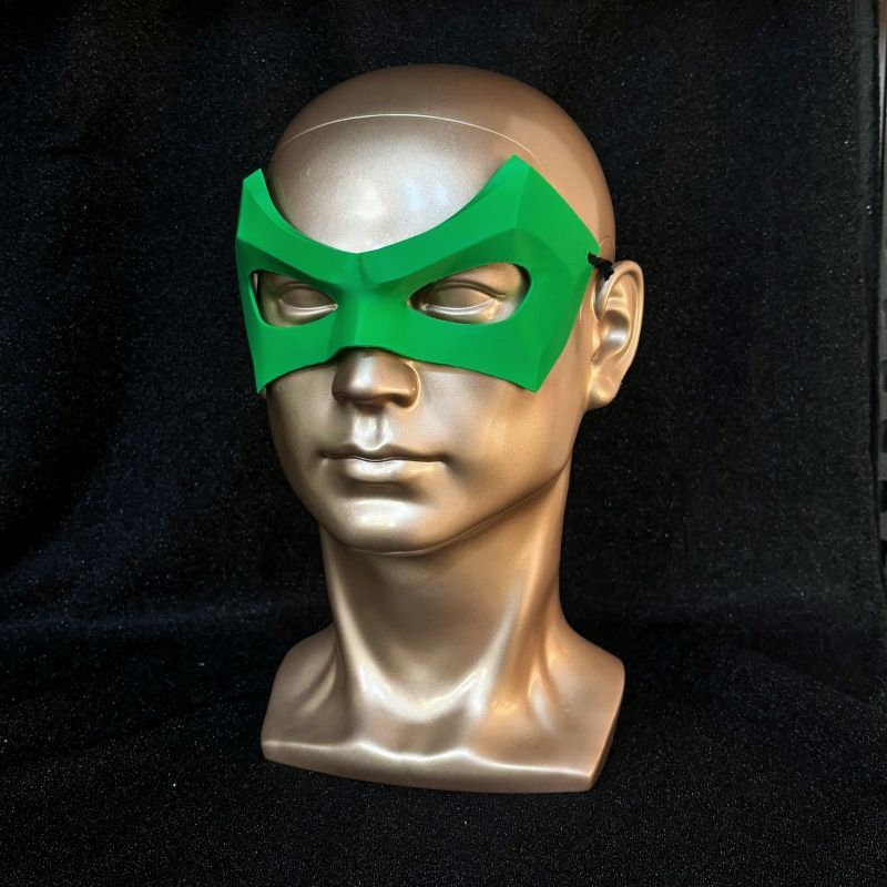 Respirator Half Face - Anime Superhelden Grüne Cosplay Augenmaske PLA