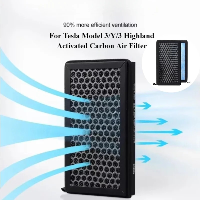 Filter Replacement N95 - Für Tesla Model 3/Y/3 Highland 2024