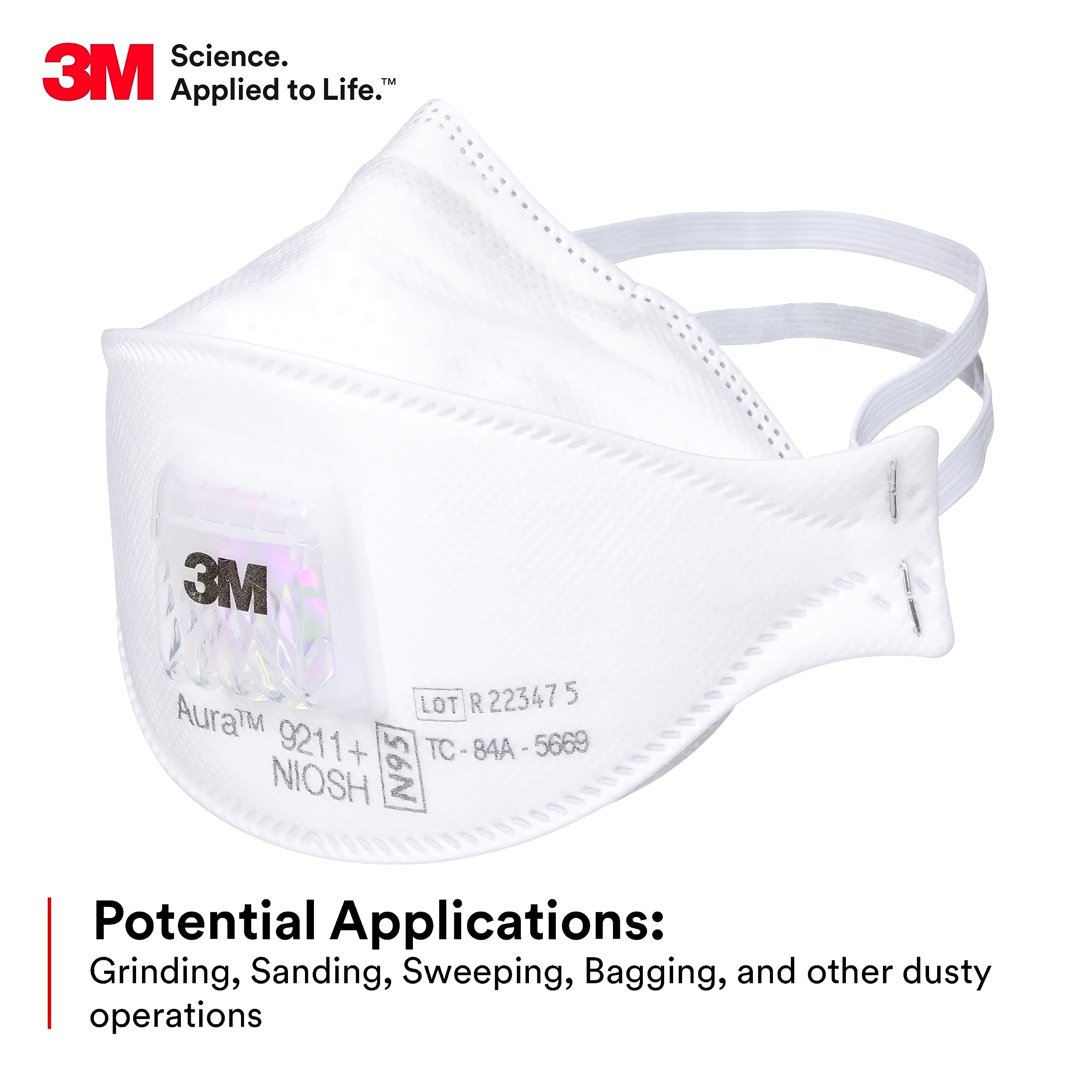 Dust Mask Construction - 3M Aura 9211+ Partikel-Atemschutzmaske N95 Einwegmaske
