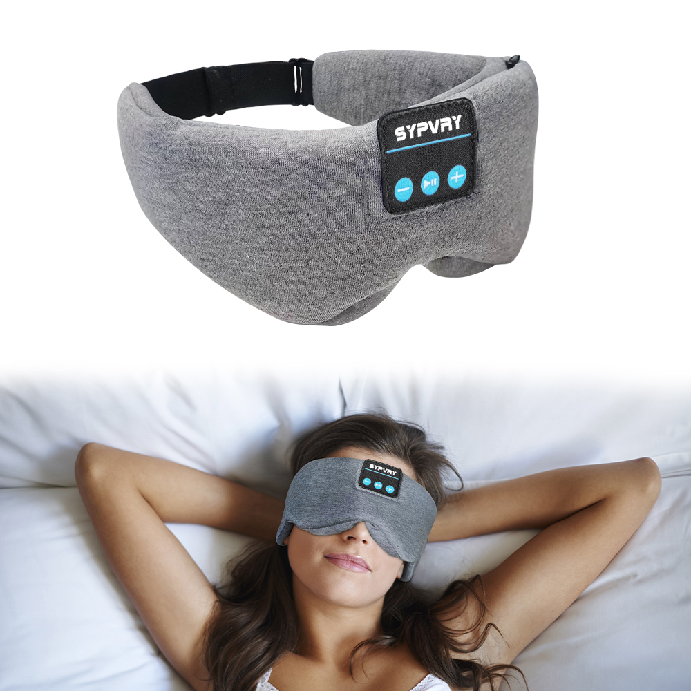 Cloth Face Mask Washable - Bluetooth Schlaf maske Baumwolle Lidschatten Abdeckung