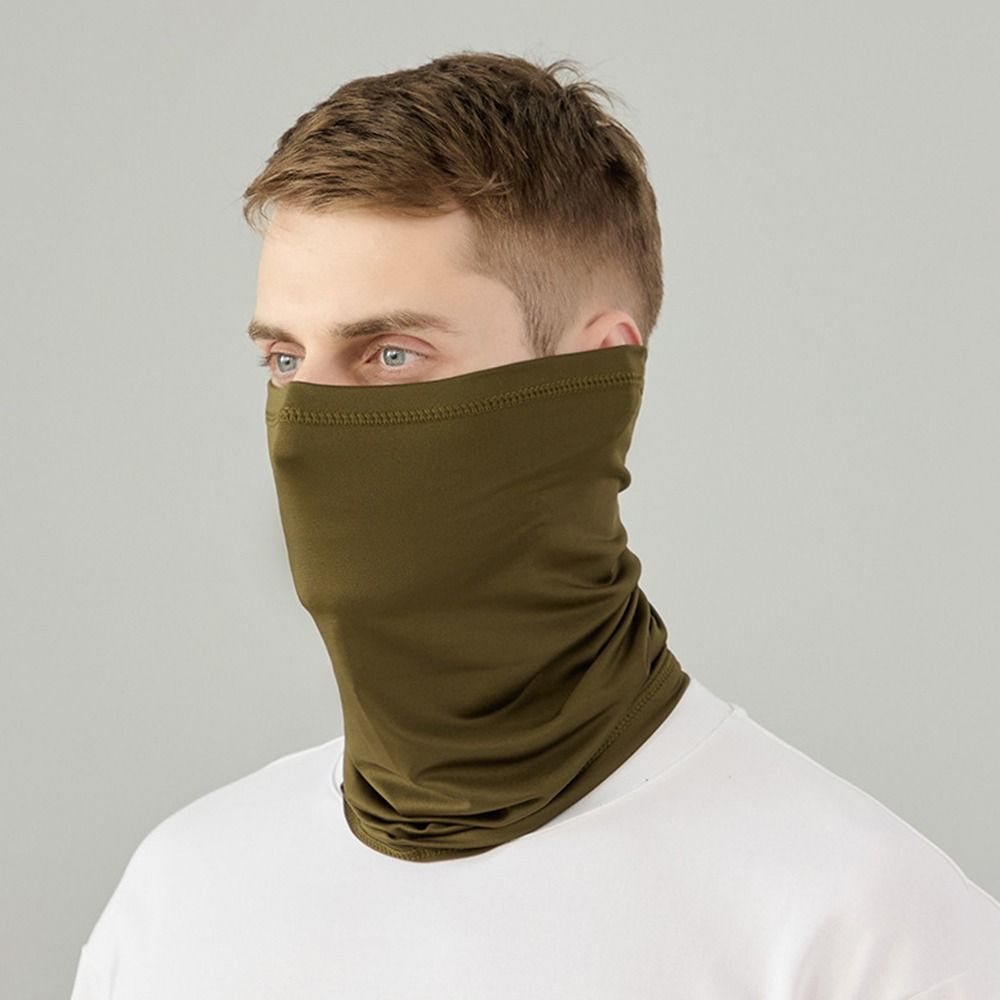 Sports Mask Breathable - Sport Schnelltrocknende Fahrrad-Gesichtsmaske Atmungsaktiver Eisseiden-Kühlhalswärmer Schweißabsorbierender