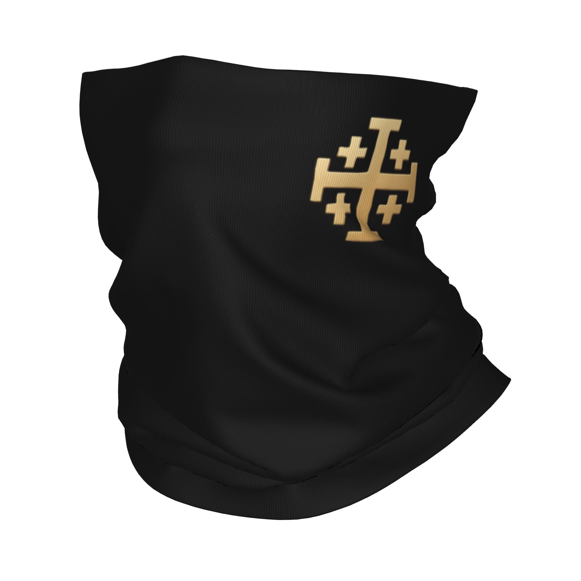 Neck Gaiter Face Cover - Knight Jerusalem Cross Christian Bandana Halstuch,