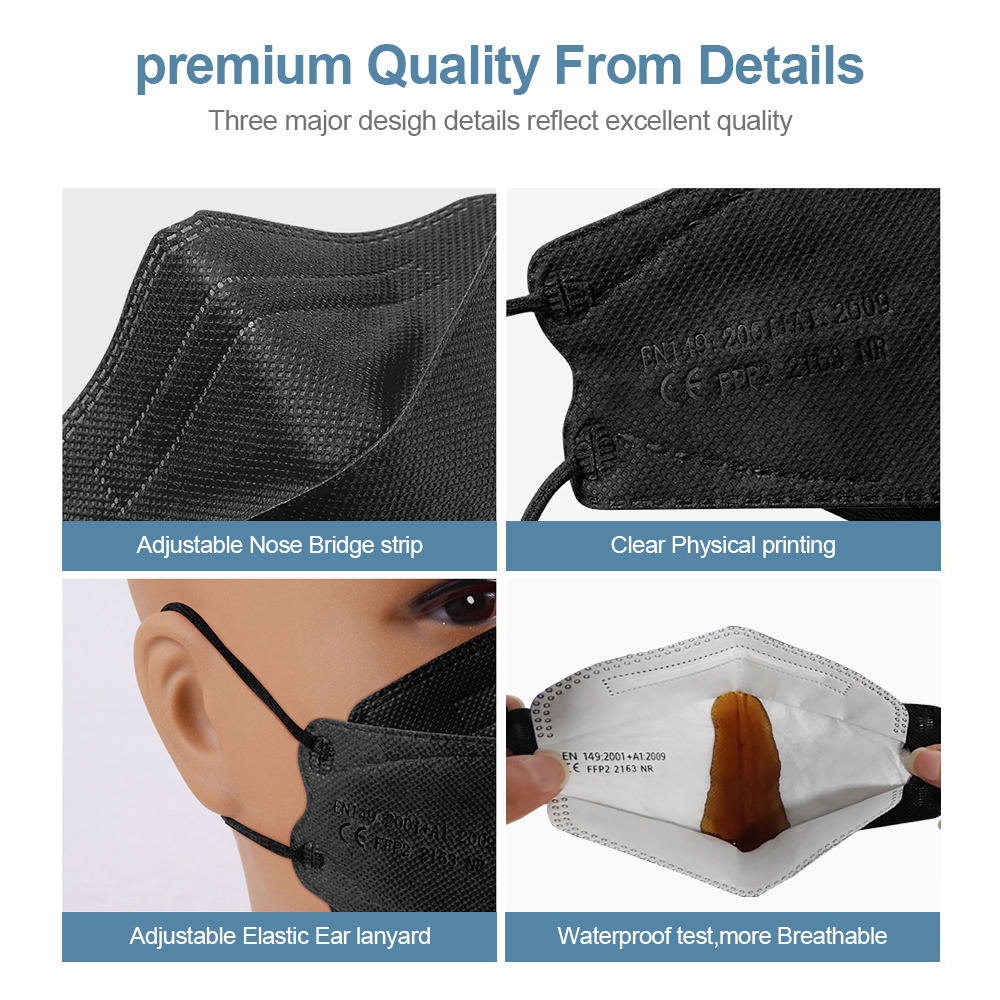 Zertifizierte KN95 FFP2-Maske  – Disposable Surgical Mask Bewertung und Preis