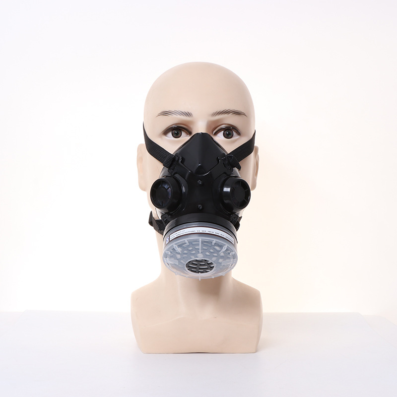 Neue halbe Gesicht schwarze Ga – Dust Mask Construction Bewertung und Preis