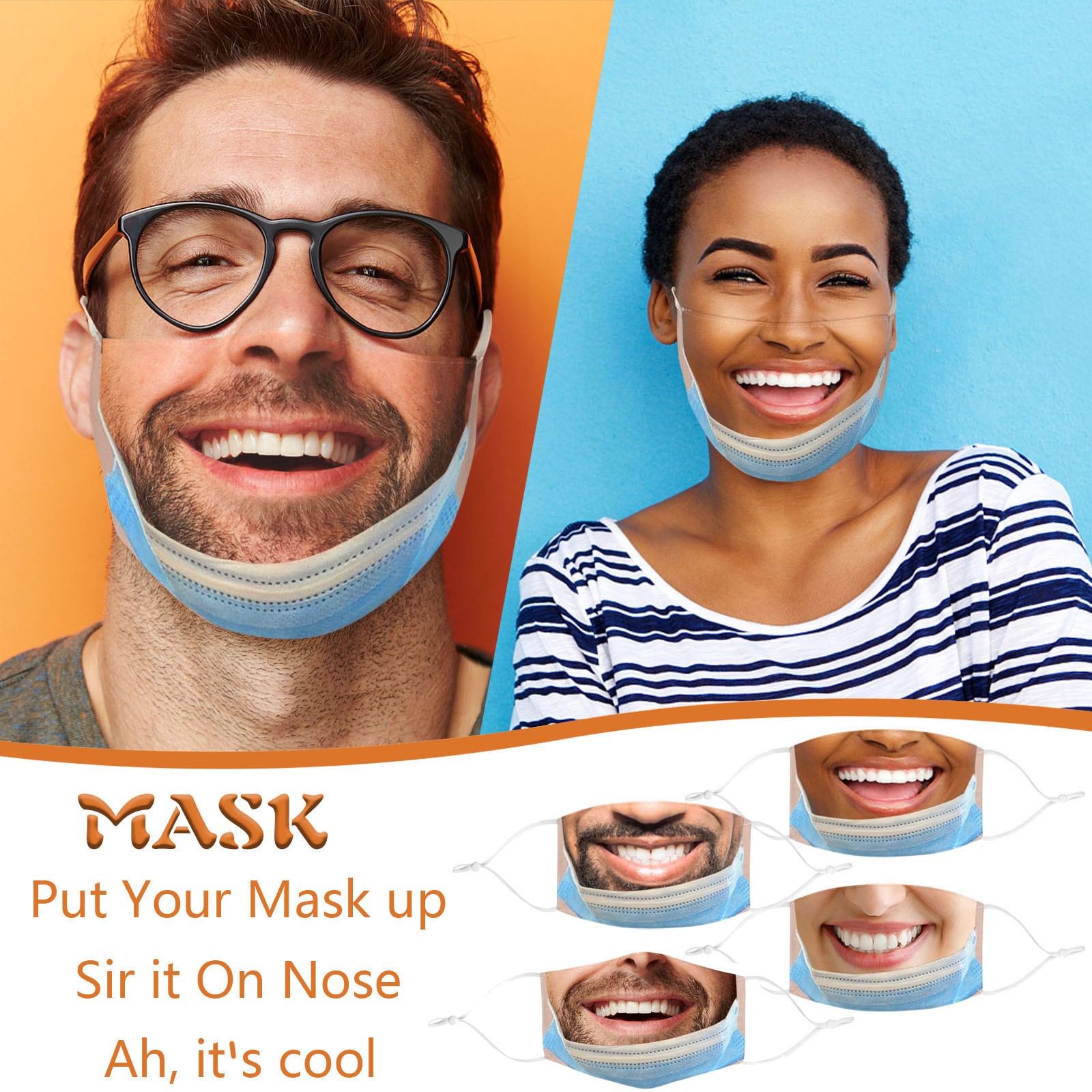 Lustige Mundmaske für Erwachse – Cloth Face Mask Washable Bewertung und Preis