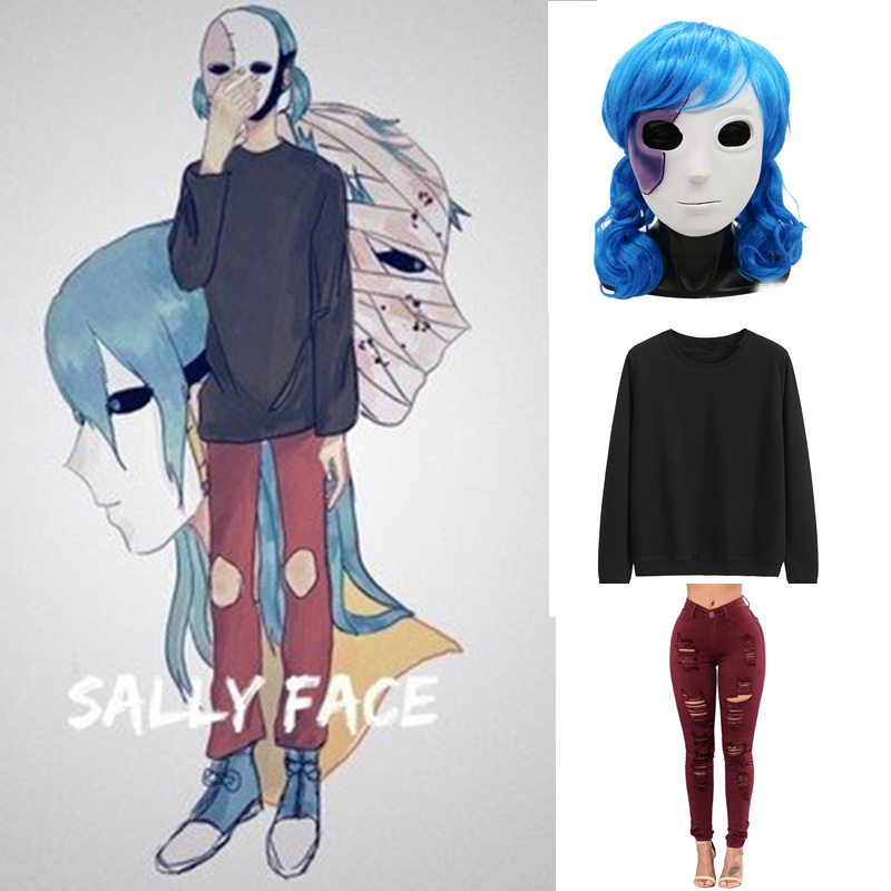 Hot Anime Spiel Sally Gesicht  – Black Face Mask Pack Bewertung und Preis