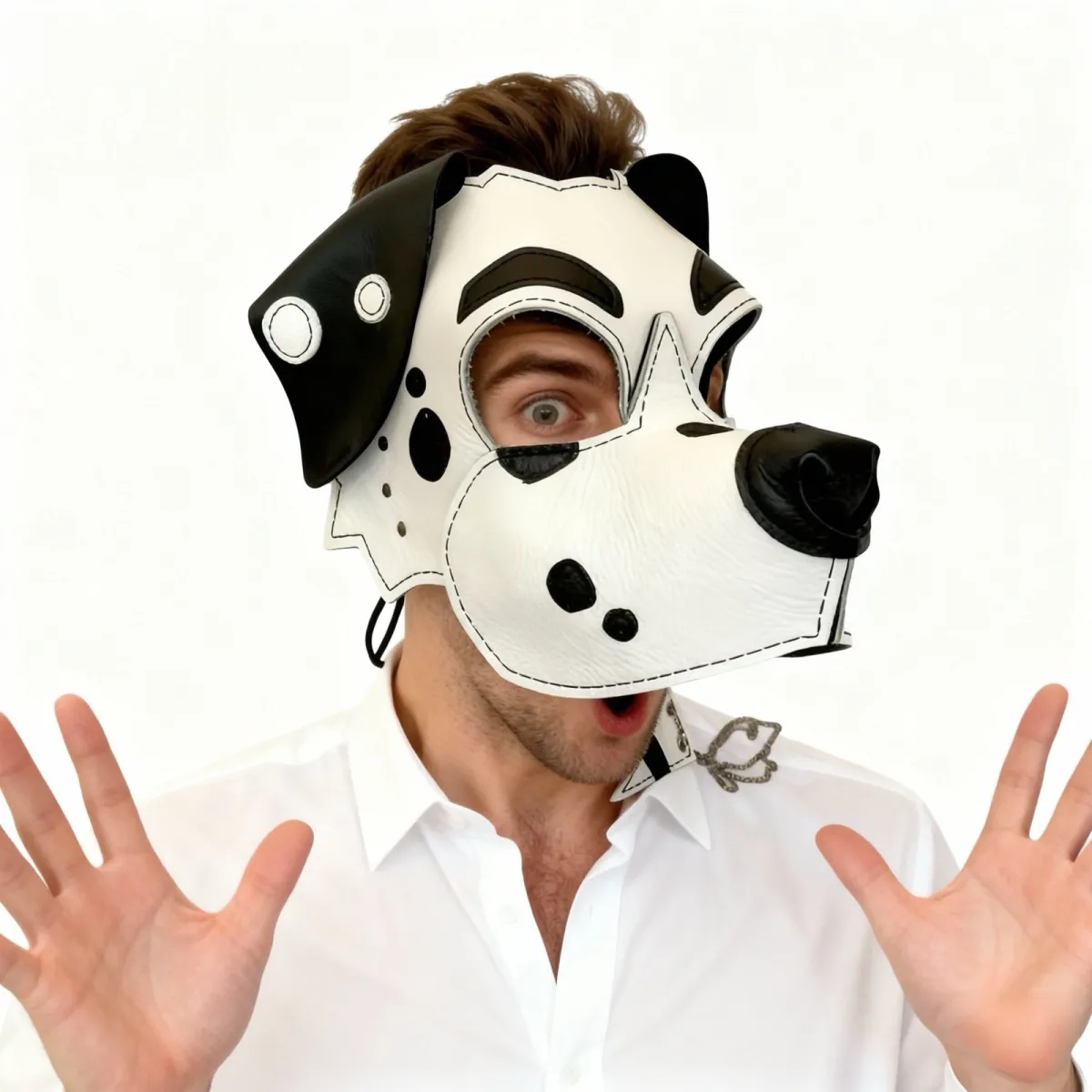 Leder Dalmatiner Hundemaske Ha – Respirator Half Face Bewertung und Preis