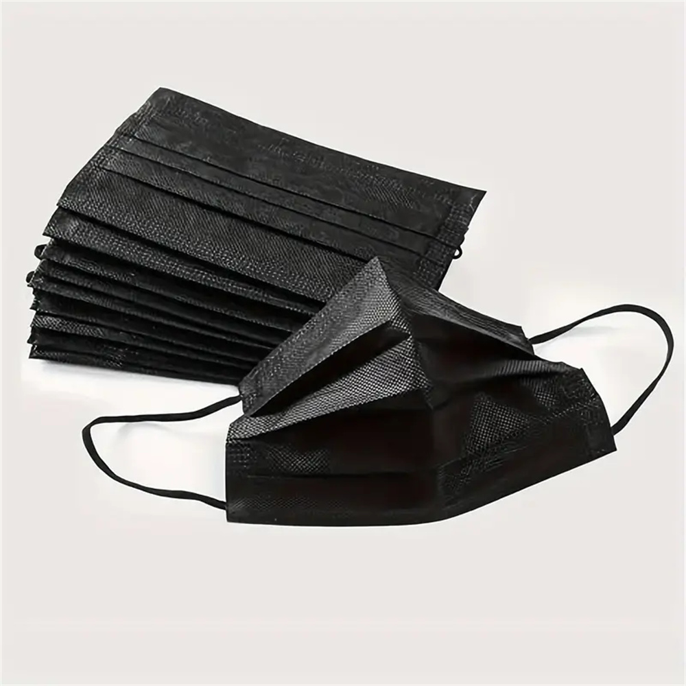 50–200 Stück schwarze Einweg-G – Black Face Mask Pack Bewertung und Preis