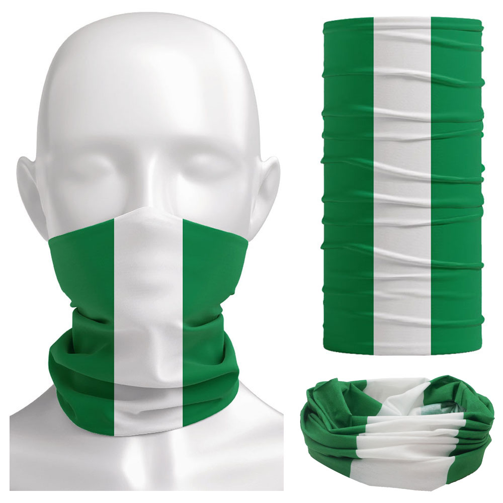 Nigeria-Flagge, Halstuch, Dame – Neck Gaiter Face Cover Bewertung und Preis