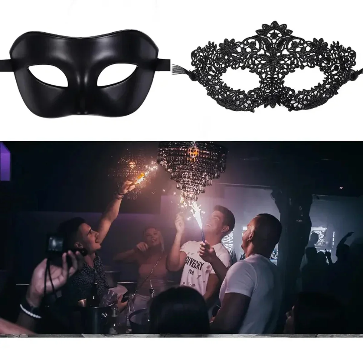 2-teiliges elegantes schwarzes – Black Face Mask Pack Bewertung und Preis