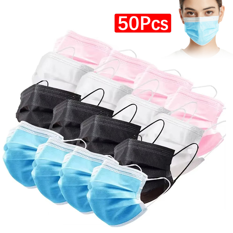 50 Stück 3-lagige Maske Gesich – Disposable Mask Blue Bewertung und Preis